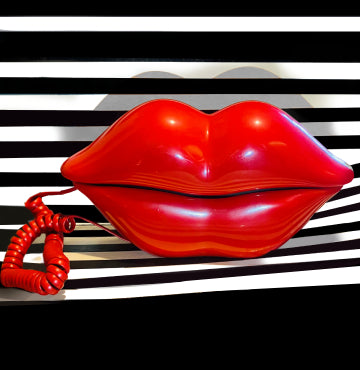 Téléphone Vintage • Red Hot Lips • Pop Art • 1980 on Gens de Confiance