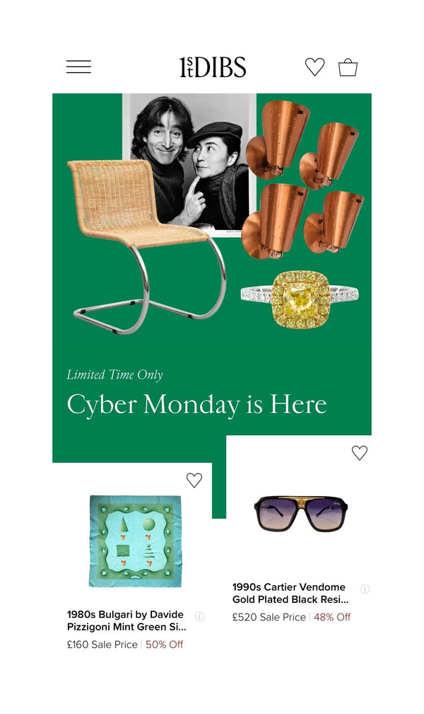 STYLE CHNGR FEATURED on 1STDIBS: Cyber Monday Sale