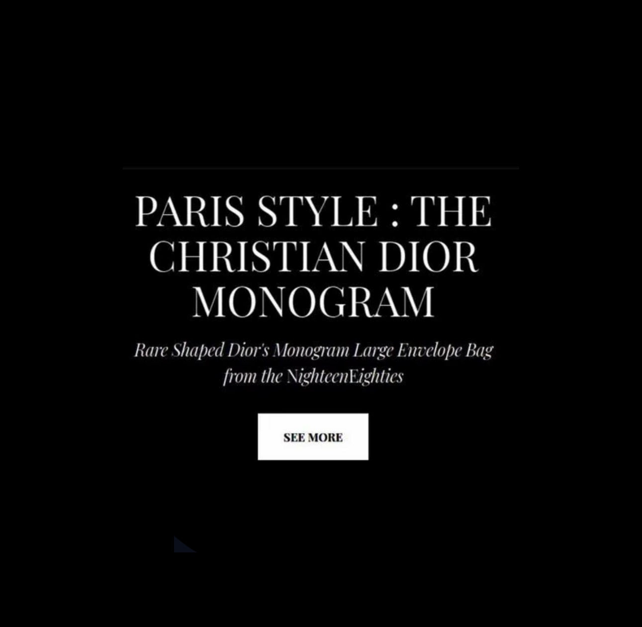 From Paris to Your Closet: The Iconic Dior Brown Monogram Bag - STYLE - CHNGR