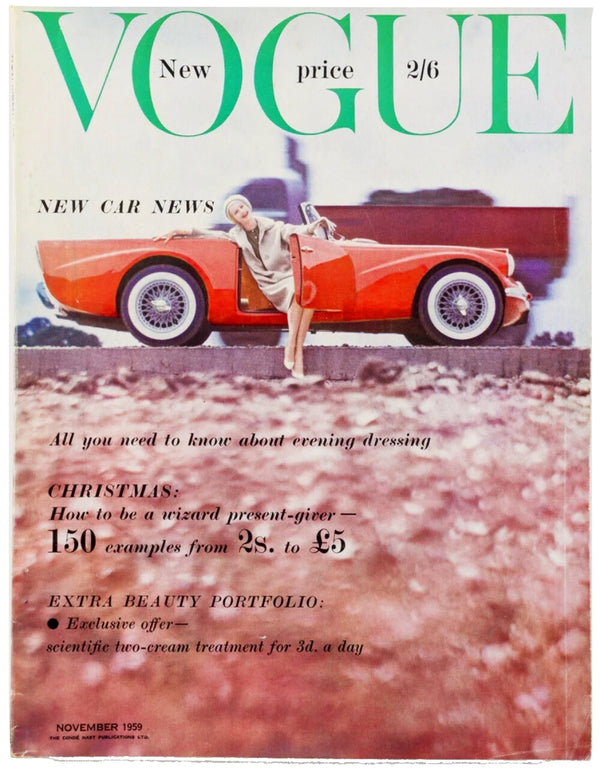 1959 VOGUE MAGAZINE - COVER  BY Norman Parkinson - STYLE-CHNGR
