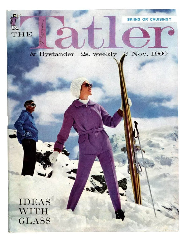 1960s Tatler Magazine - Skiing or Cruising - STYLE-CHNGR