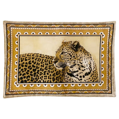 1970s African Savannah Animal Handsewn Set of 6 Placemats - STYLE-CHNGR