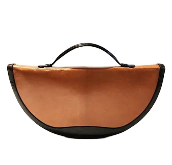 1970s Christian Dior Half Moon Colour Block Handbag - STYLE-CHNGR