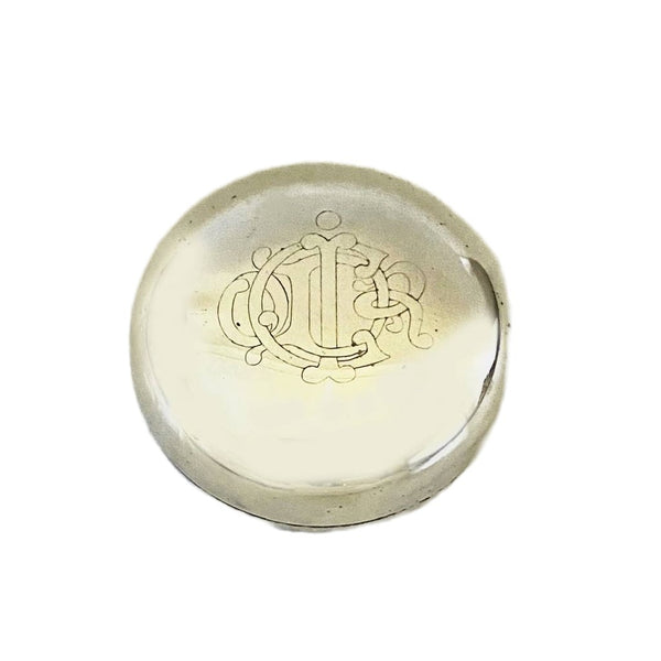 1980s Christian Dior Silver Bauble Trinket Pill Box - STYLE-CHNGR
