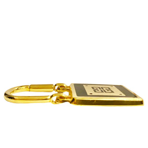 1980s Givenchy Gold Metal Keyring - STYLE-CHNGR