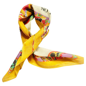 1990s Moschino Climate Activist Cotton Scarf - STYLE-CHNGR