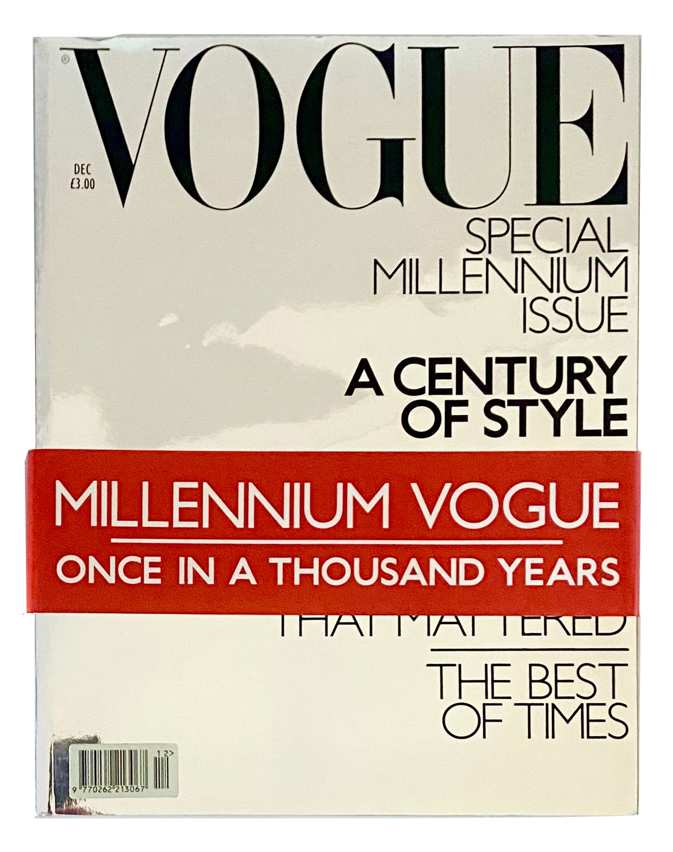 【超希少】VOGUE SPECIAL MILLENNIUM ISSUE【洋書】 Vogue Dec 1999 UK British Original Vintage Fashion Magazine