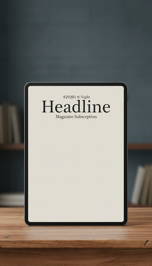 Digital Magazine Subscription With Ad-Free Reading