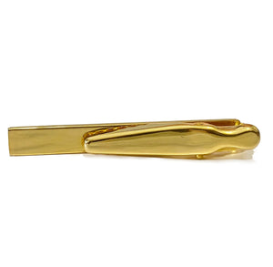 1970s Christian Dior Gold Tone Metal Paper Tie Clip