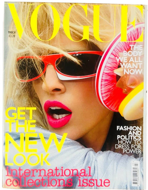 2003 Vogue Magazine  - Natasha Vojnovic Cover & “ FLASH ” Editorial