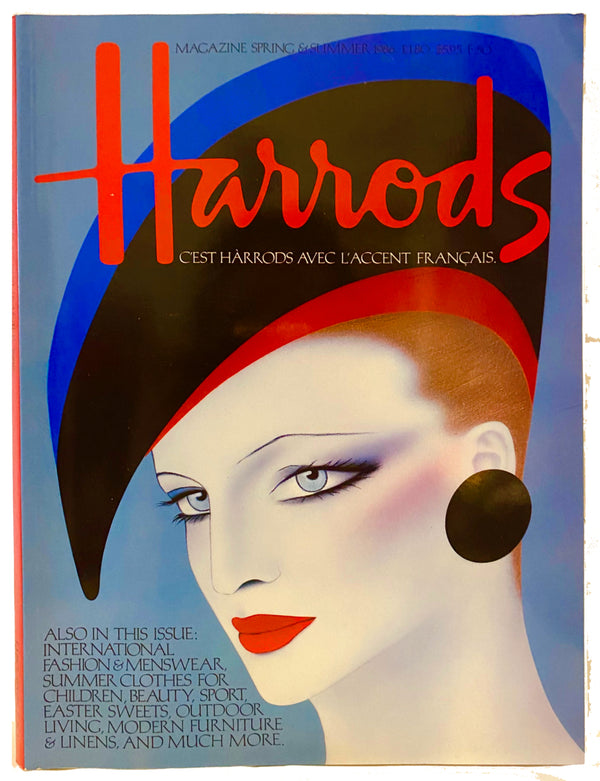 1986 HARRODS MAGAZINE CATALOGUE SPRING SUMMER