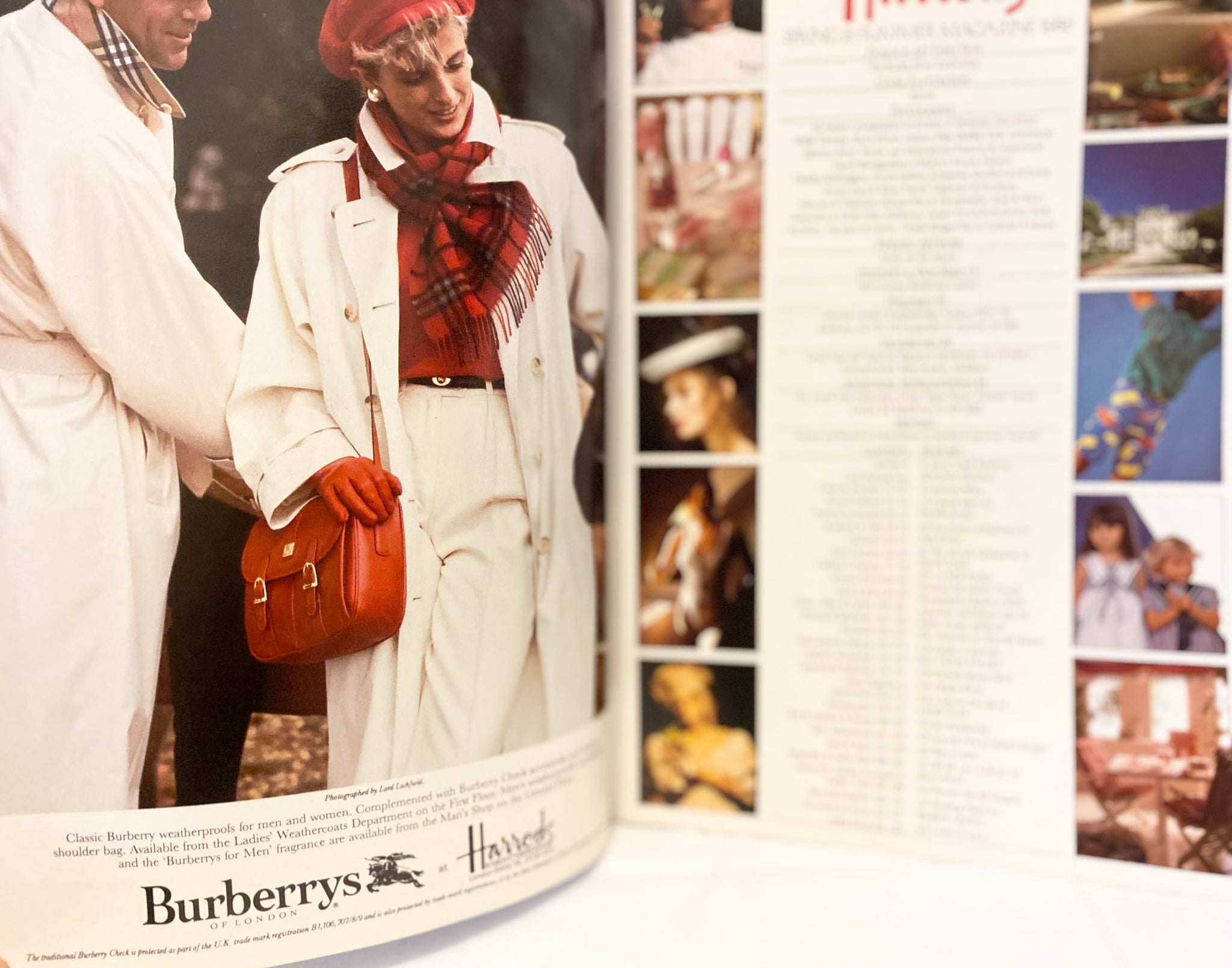 1986 HARRODS MAGAZINE CATALOGUE SPRING SUMMER