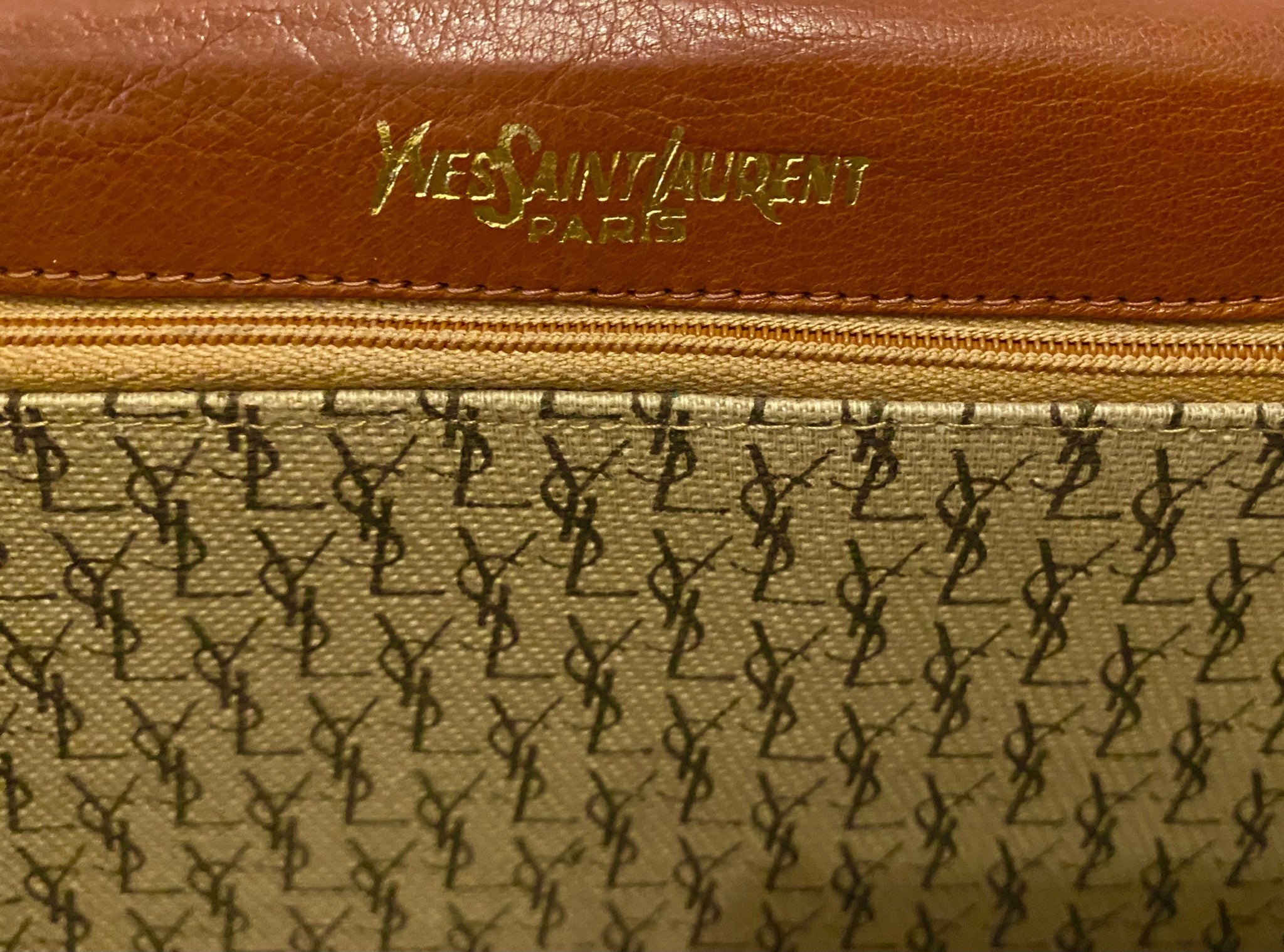 1970s Yves Saint Laurent Rive Gauche Color-Block Leather Clutch – Ballets Russes Era Boho YSL Bag