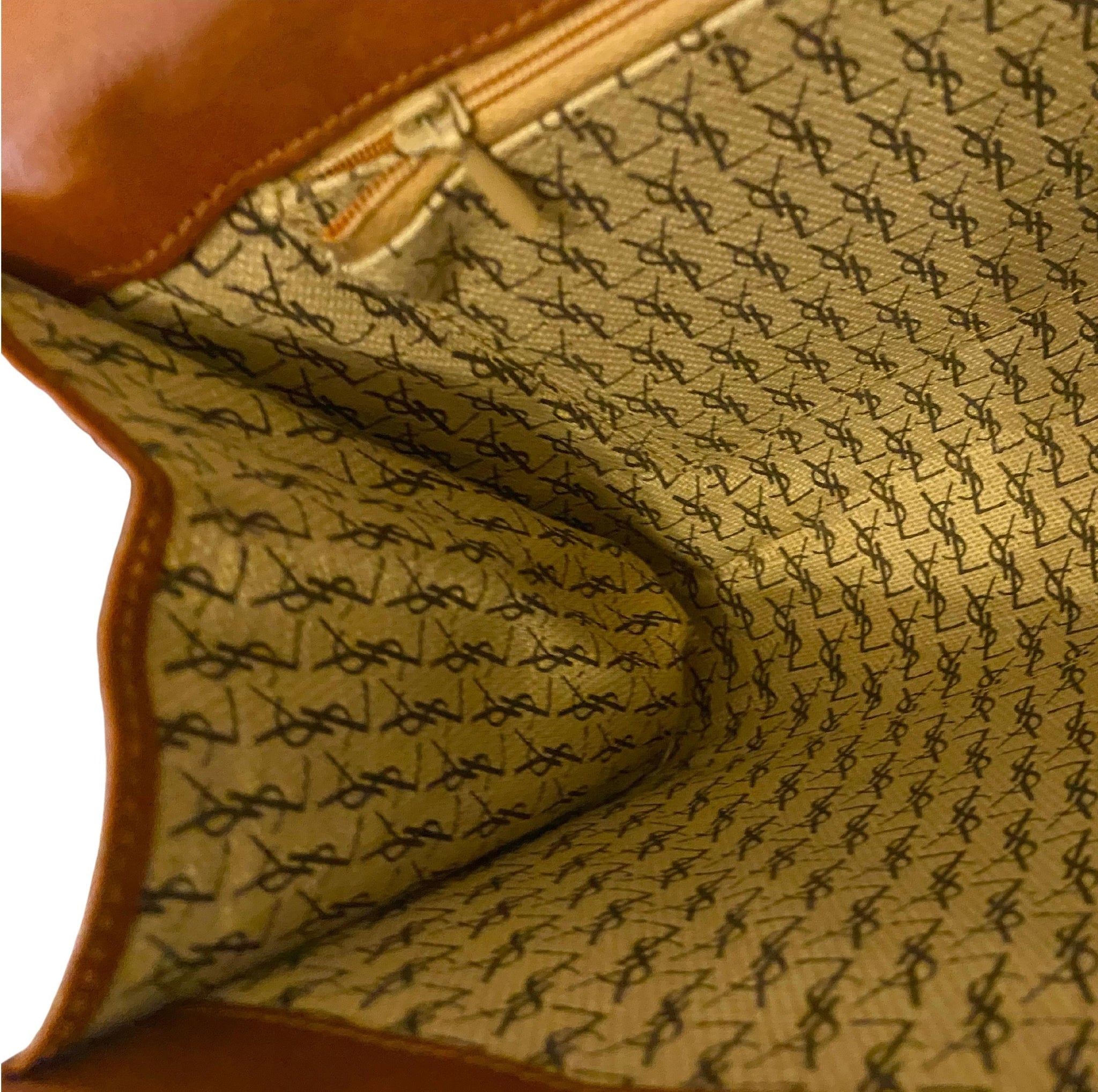 1970s Yves Saint Laurent Rive Gauche Color-Block Leather Clutch – Ballets Russes Era Boho YSL Bag