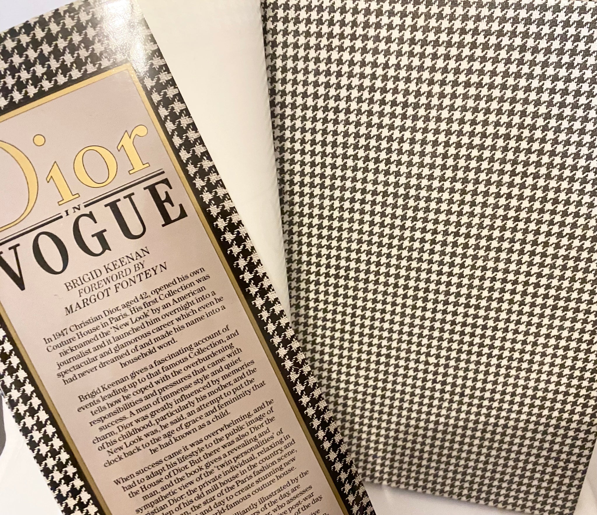 1981 Dior in Vogue Book by Brigid Keenan & Margot Fonteyn