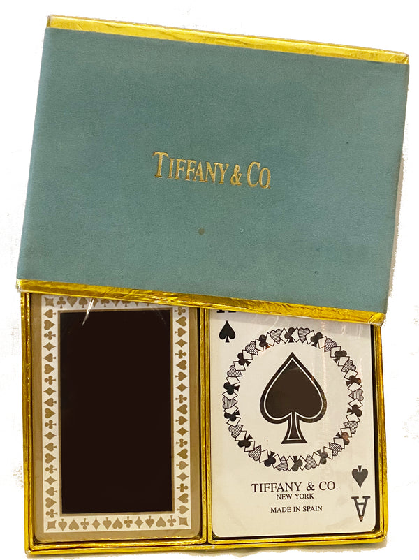 1962-1975 Tiffany &Co Sealed Double Deck Playing Cards Made in Spain