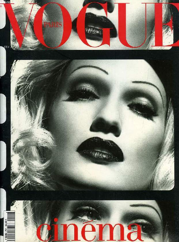 Vogue Paris N°752 The legendary Cinéma issue — December 1994 / January 1995