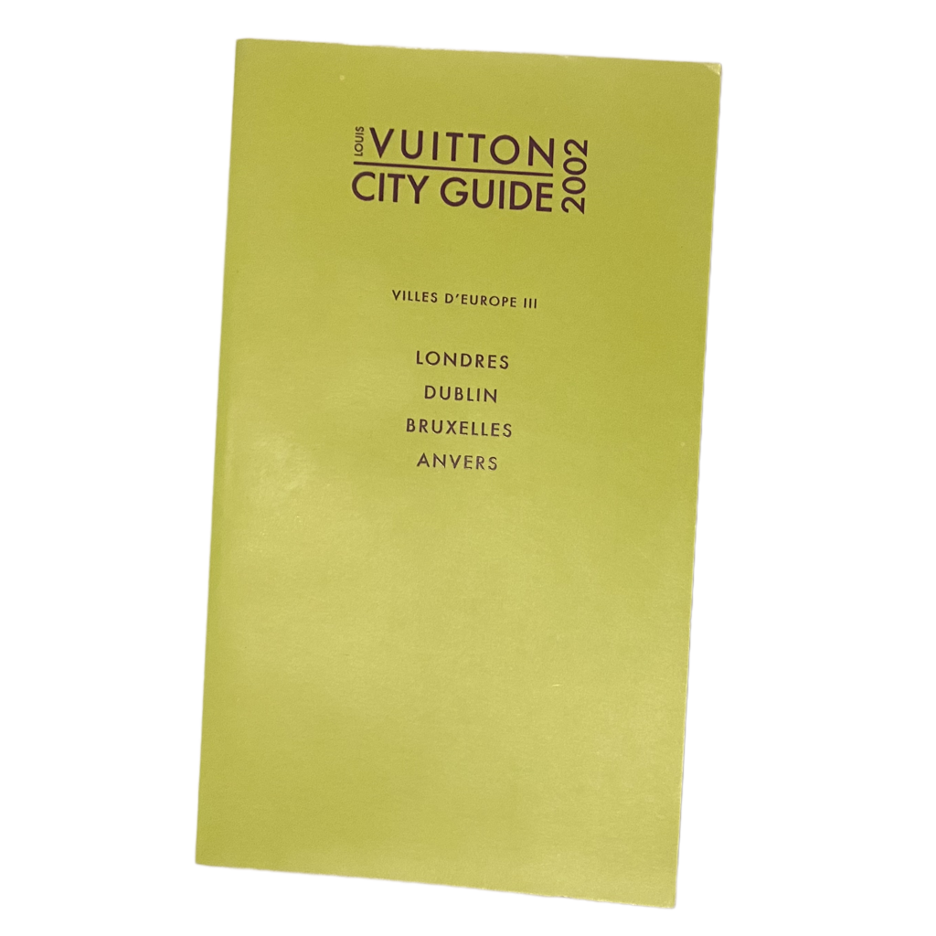 2002 Louis Vuitton City Guide French Edition -  London Dublin Brussels Antwerp