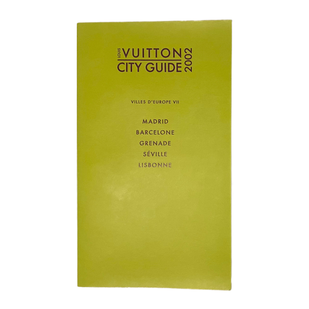 2002 Louis Vuitton City Guide French Edition Madrid Barcelona Grenada Seville Lisbon