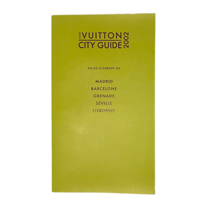 2002 Louis Vuitton City Guide French Edition Madrid Barcelona Grenada Seville Lisbon