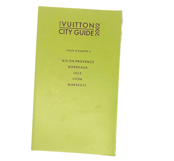 2002 Louis Vuitton City Guide French Edition Aix En Provence Bordeaux Lille Lyon Marseille