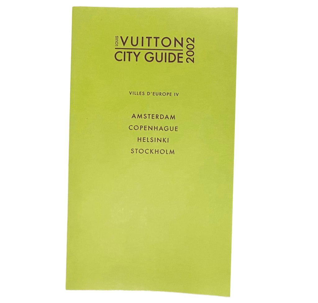 2002 Louis Vuitton City Guide French Edition Amsterdam Copenhagen Helsinki Stockholm