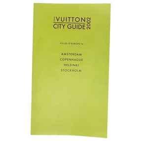 2002 Louis Vuitton City Guide French Edition Amsterdam Copenhagen Helsinki Stockholm
