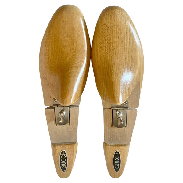 1960s Gucci New York Wooden Shoe Trees - STYLE-CHNGR