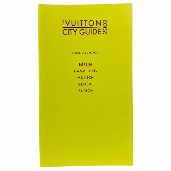 2002 Louis Vuitton City Guide French Edition -  Berlin Hamburg Munich Geneva Zurich