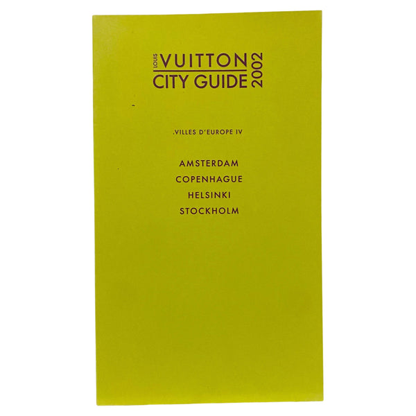 2002 Louis Vuitton City Guide French Edition -  Amsterdam Stockholm Copenhagen Helsinki
