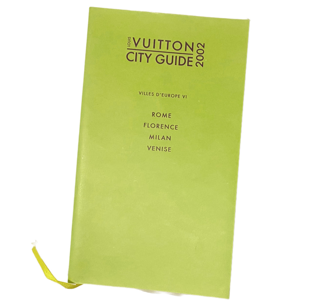 2002 Louis Vuitton City Guide French Edition  Rome Florence Milan Venice