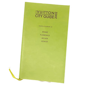 2002 Louis Vuitton City Guide French Edition  Rome Florence Milan Venice