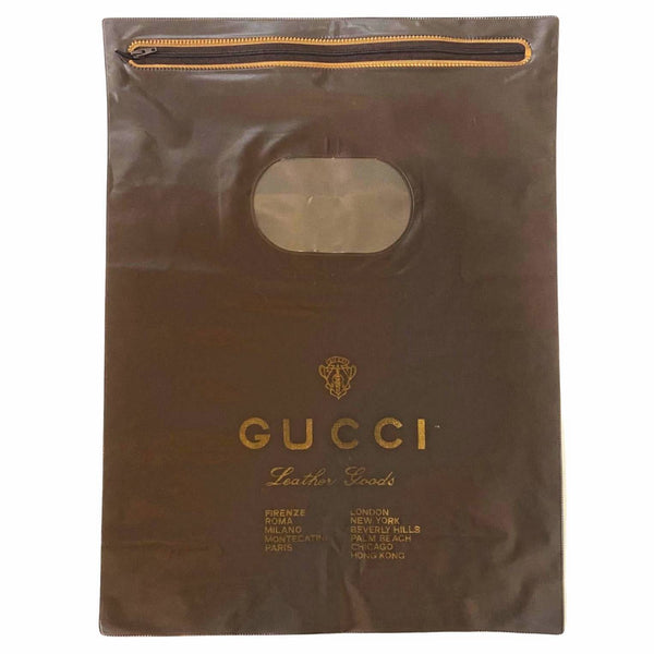 1960s Gucci Travel  Medium Size Zipped Dust Cover Bag - STYLE-CHNGR