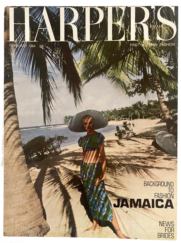 1964 Harper's Bazaar Background to Fashion Jamaica Magazine - STYLE-CHNGR