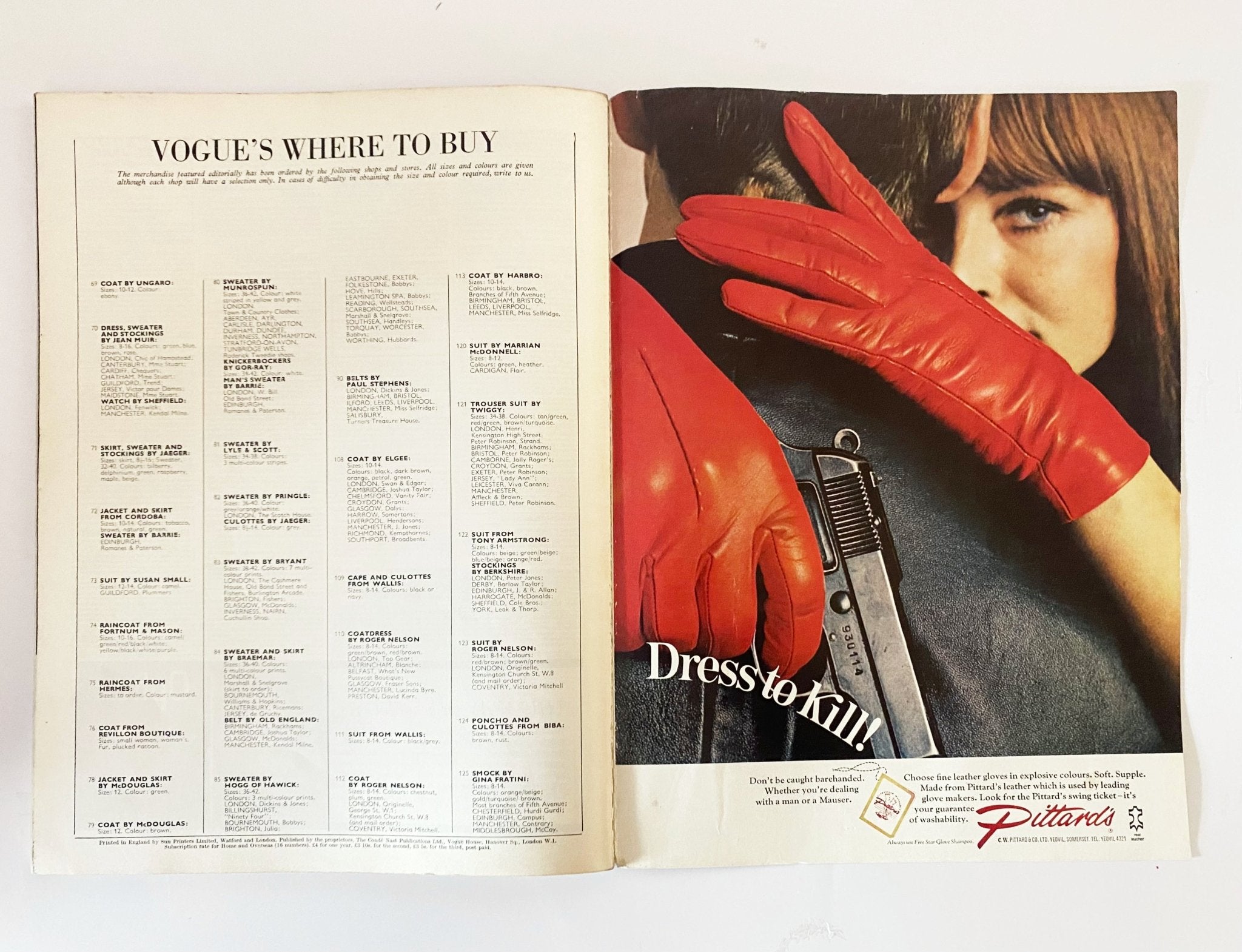 1967 Vogue Twiggy Cover Full Magazine style - CHNGR