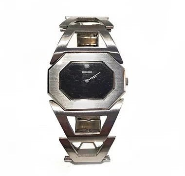 1970S Seiko Bracelet Stainless Hexagonal Dial Wrist Watch - STYLE-CHNGR