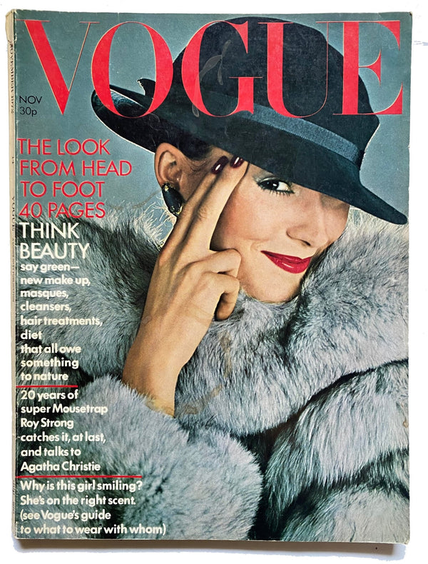 1972 Vogue Magazine The Look from Head to Foot Norman Parkinson - STYLE-CHNGR