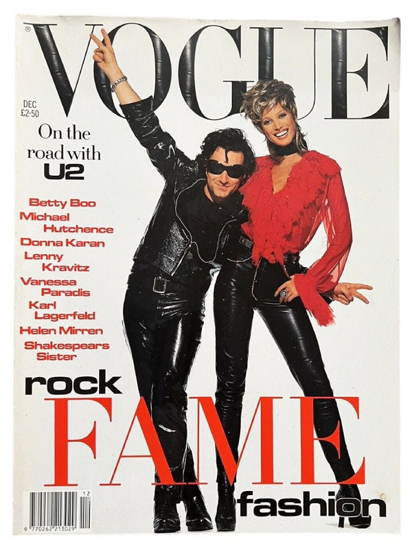 1992 VOGUE Magazine - “Rock Fame Fashion” - Cover by Andrew Macpherson - STYLE-CHNGR