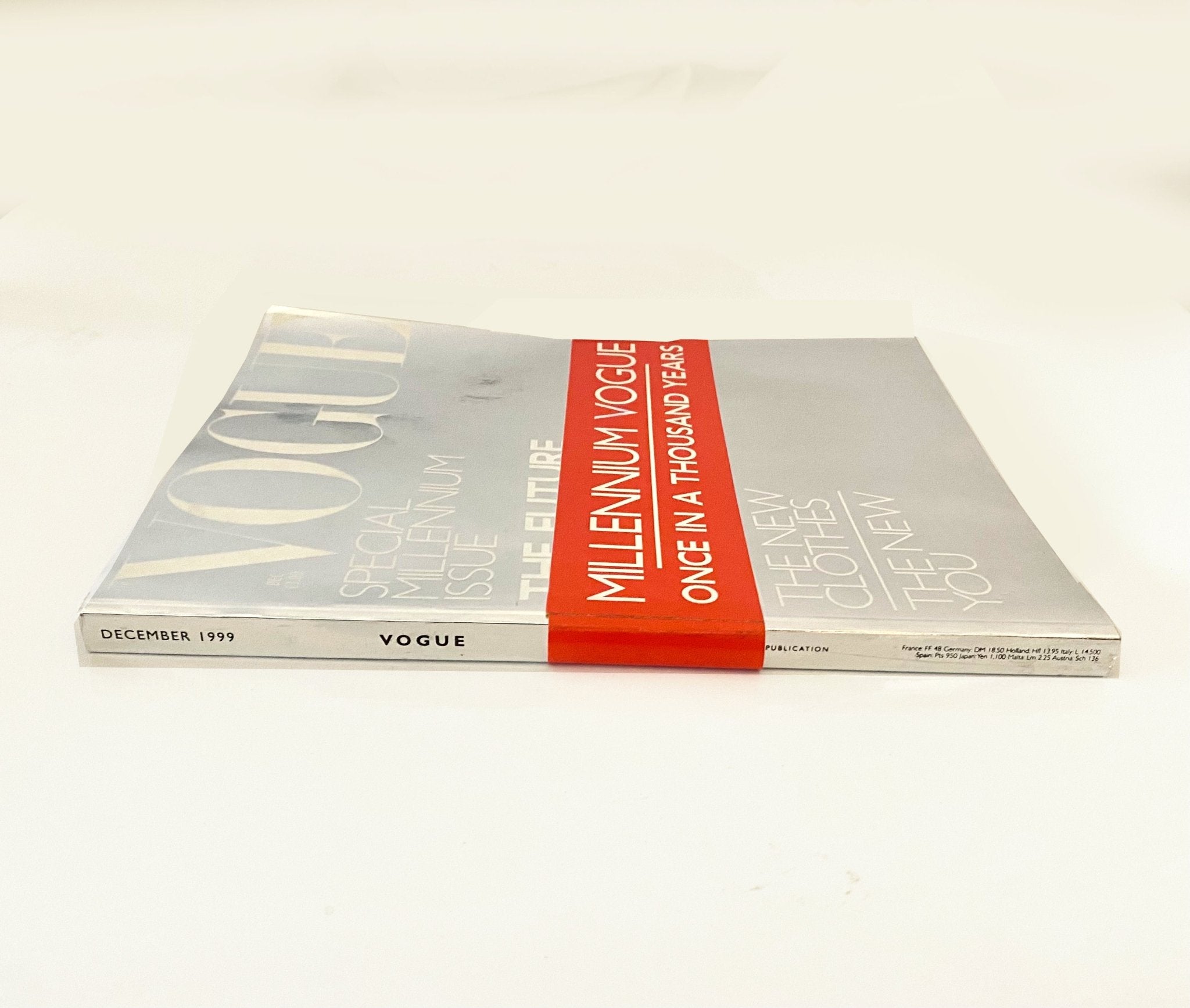 1999 Millenium Vogue Magazine - Special Silver Cover