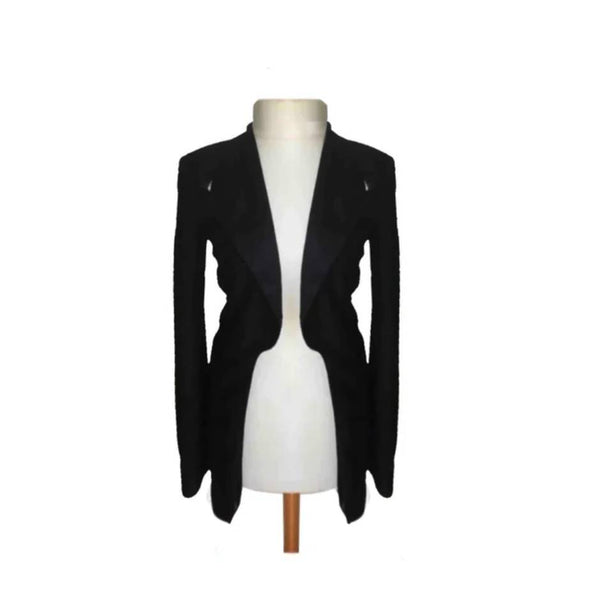 2000s Givenchy Black Tuxedo Tail Jacket - STYLE-CHNGR