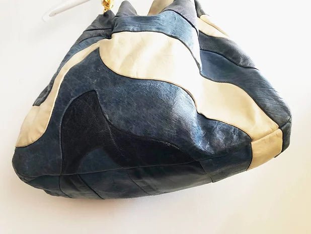 2000s miu miu WAVE MULTI COLOUR DIAMOND SHOULDER Hobo BAG - STYLE-CHNGR