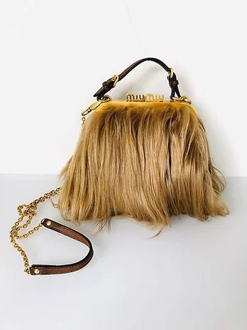 Miu miu fur bag discount