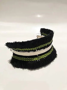 1990s VERSACE VERSUS TRIBAL ETHNIC COLLAR Catwalk CHOKER - STYLE-CHNGR