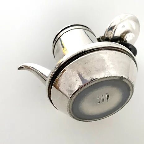 CHRISTIAN DIOR MID-CENTURY SILVER PLATED COFFEE POT - STYLE-CHNGR