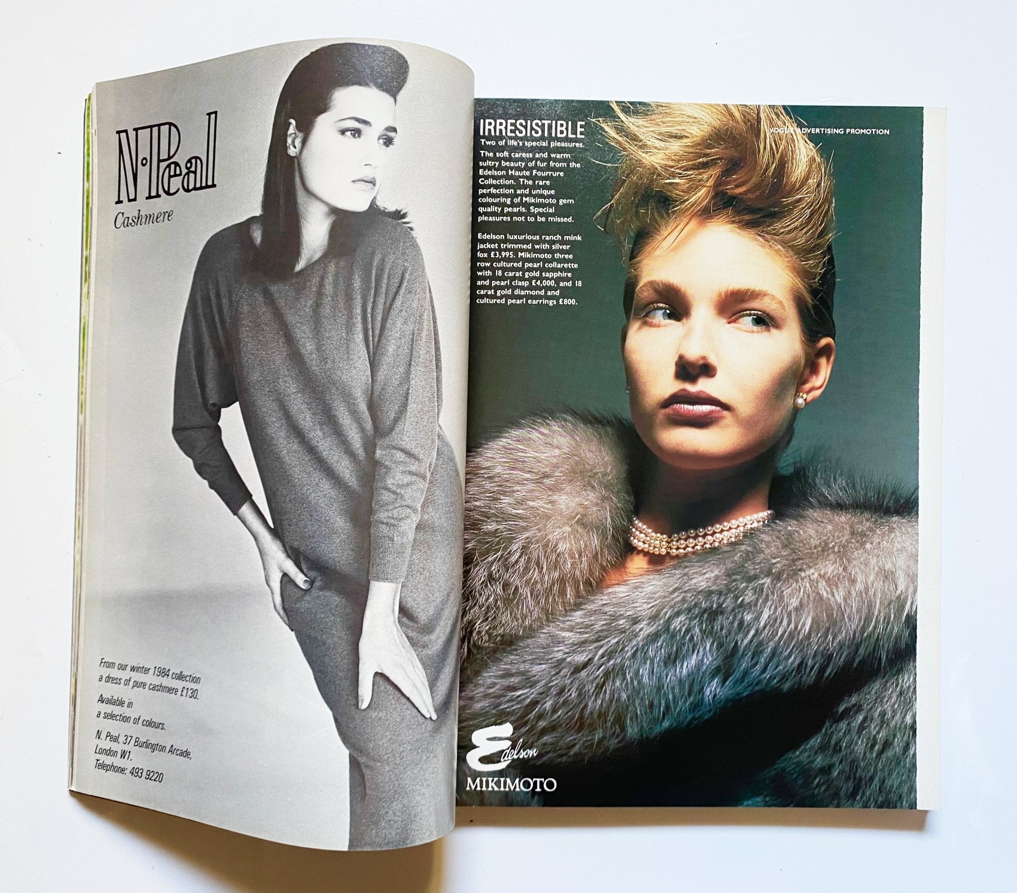 1984 VOGUE Magazine - "More Dash Than Cash"  - Cover by Albert Watson - STYLE-CHNGR