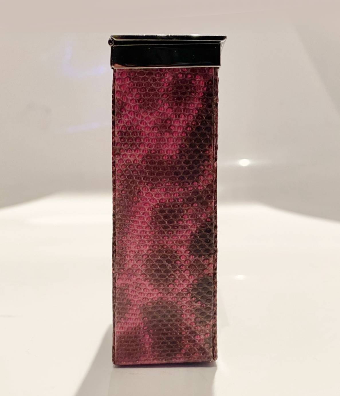 2000s Tom Ford for Gucci Snake Print Leather Cigarette Case Box - STYLE-CHNGR