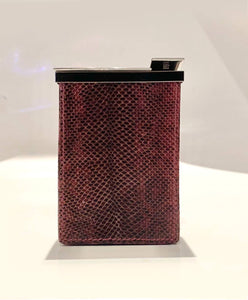 2000s Tom Ford for Gucci Snake Print Leather Cigarette Case Box - STYLE-CHNGR