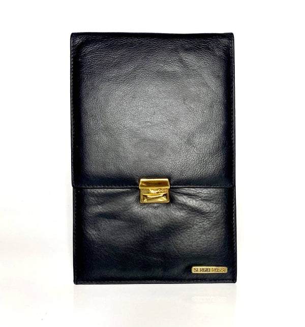 1970s Sergio Rossi Travel Passport Wallet Clutch Organizer - STYLE-CHNGR