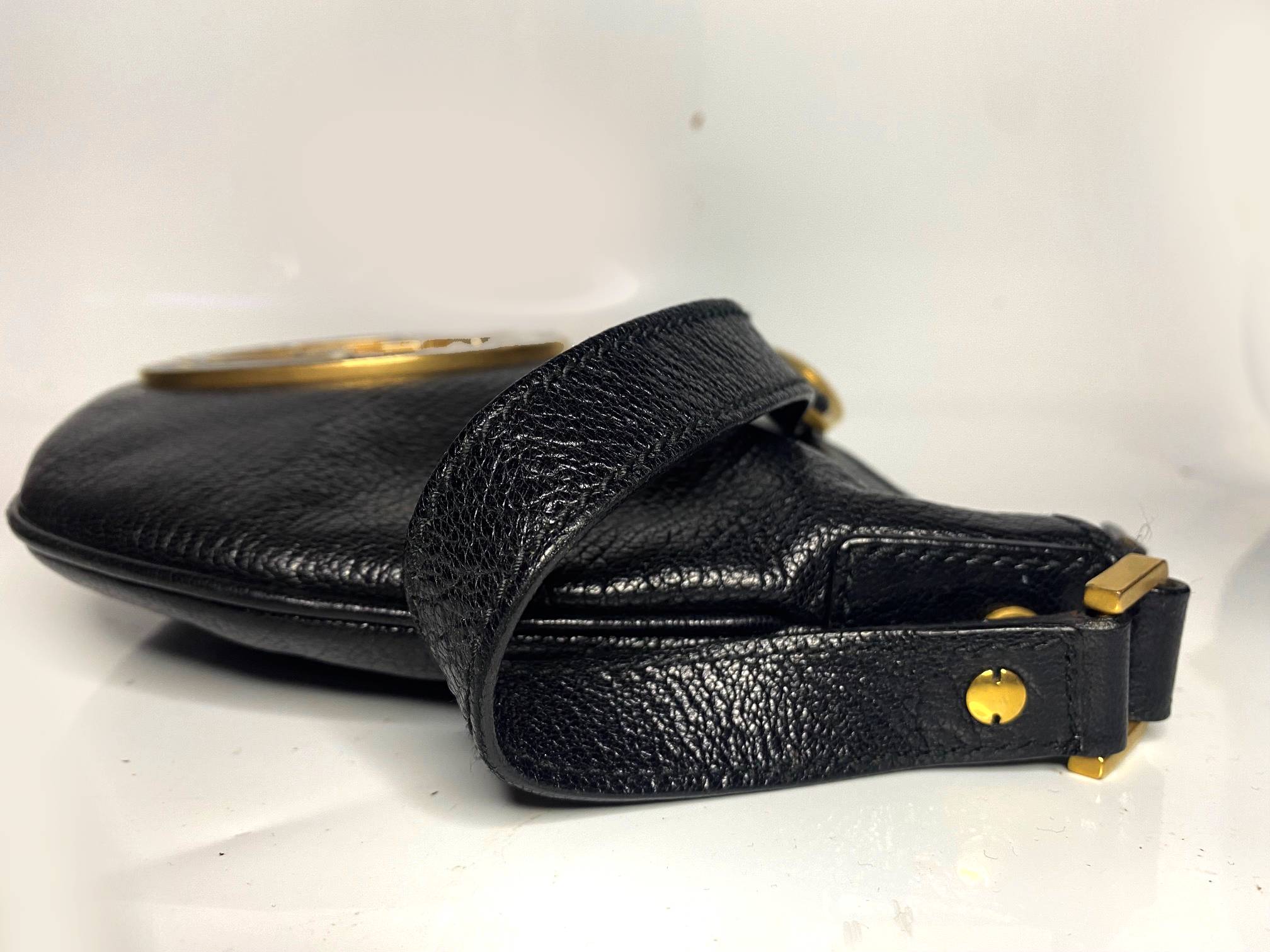 2000s Gucci Small Blondie Studded Logo Hobo Bag - STYLE-CHNGR