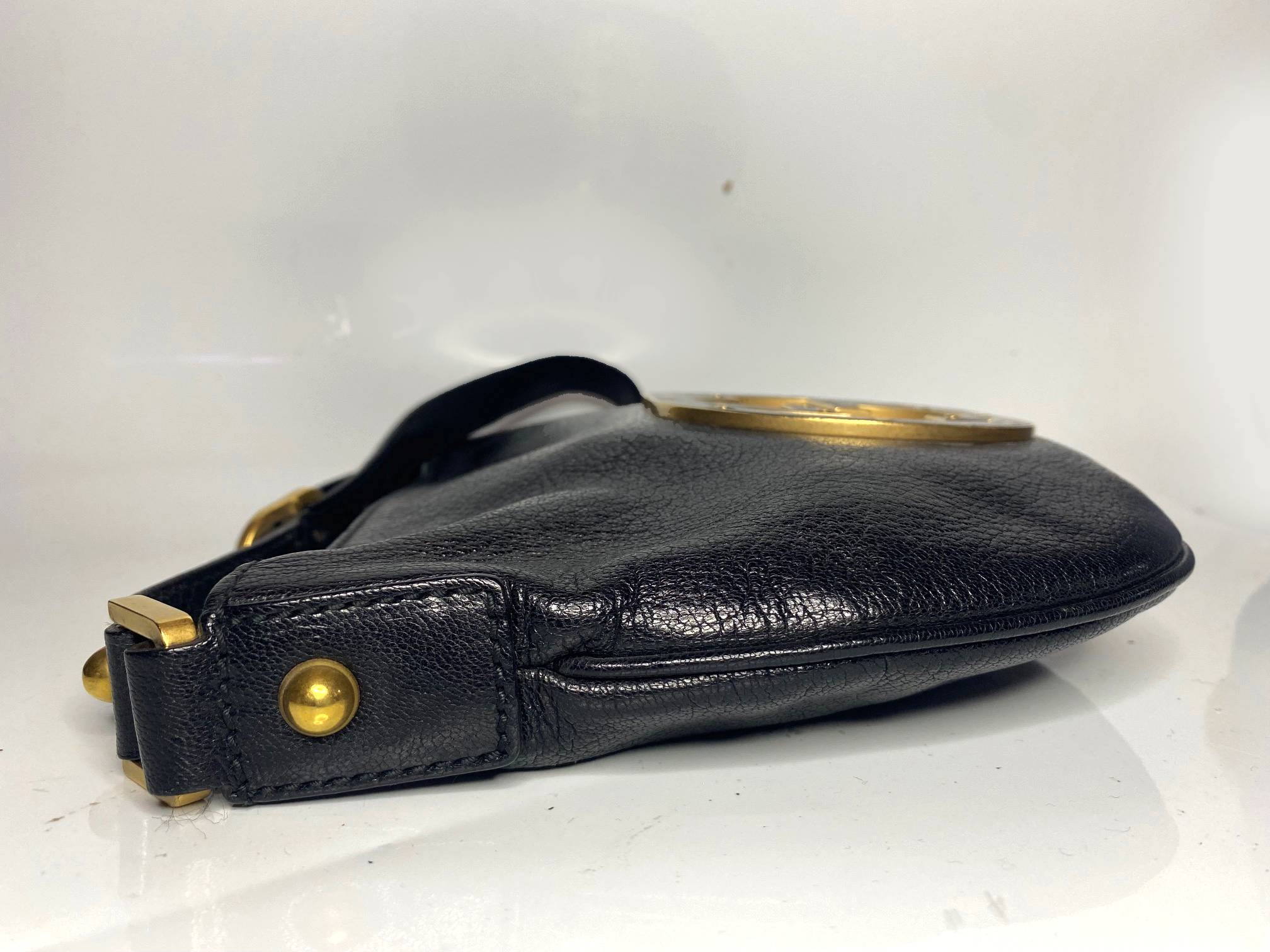 2000s Gucci Small Blondie Studded Logo Hobo Bag - STYLE-CHNGR